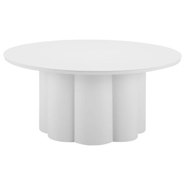 Zuo Modern Palmier Patio Coffee Table in White, , large