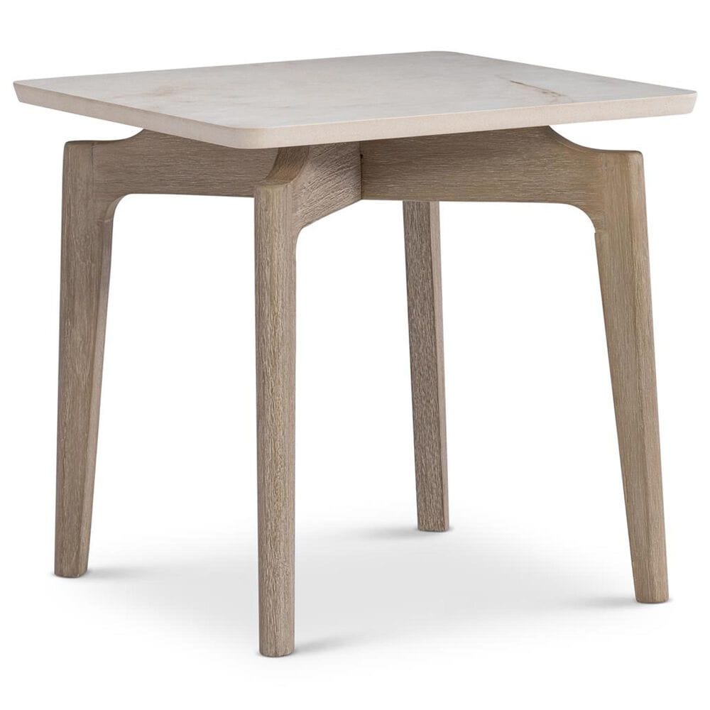 Bernhardt Aurora Patio Side Table in Warm Shale and Sea Oat, , large