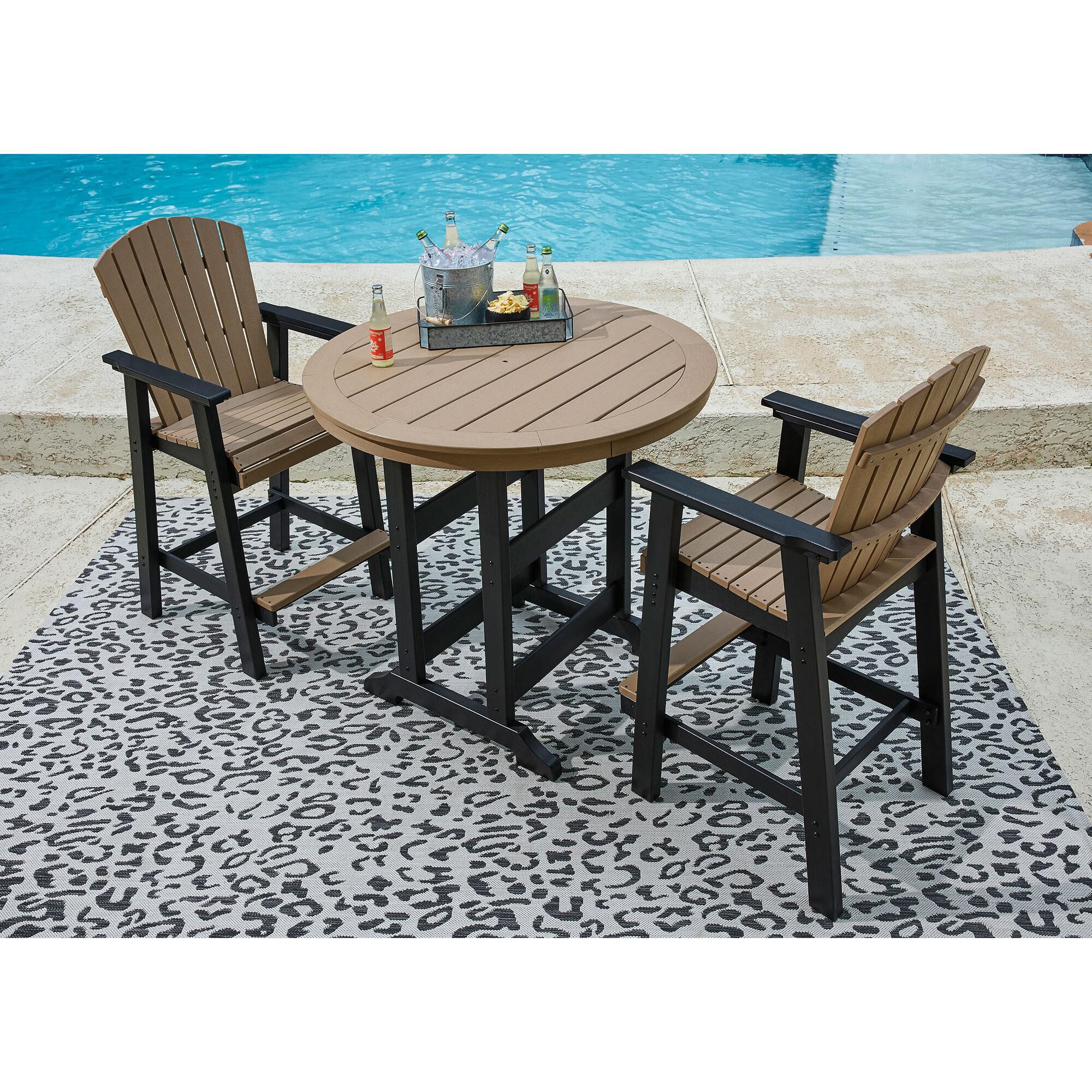 Outdoor tall table and chair set outlet