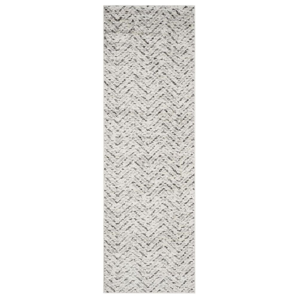 Safavieh Adirondack ADR104N-26 2&#39;6&quot; x 6&#39; Ivory/Charcoal Runner, , large
