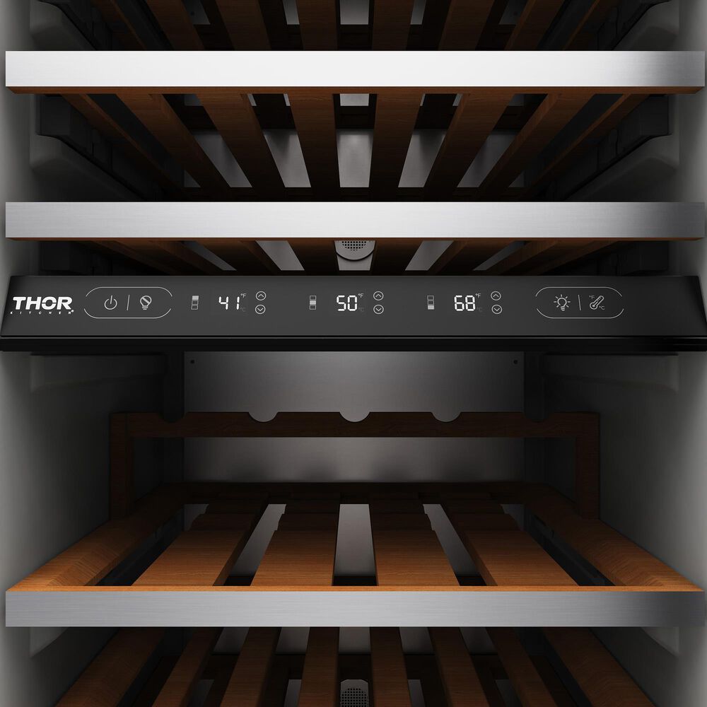 Thor Kitchen 24" Built-in Column Wine Cooler in Stainless Steel, , large