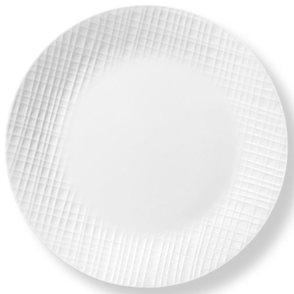 Corelle Linen Weave 18-Piece Dinnerware Set in White and Brown, , large
