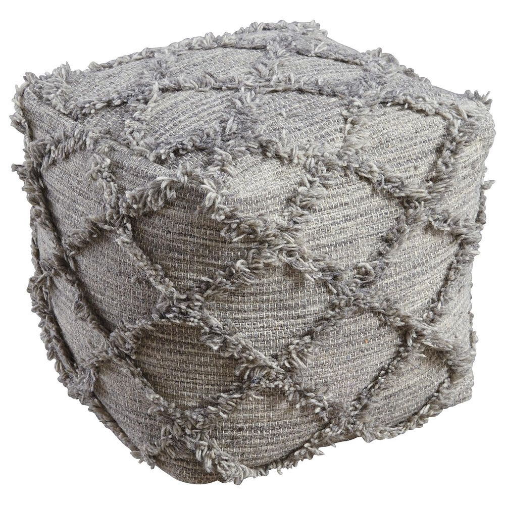 Signature Design by Ashley Adelphie Pouf in Gray, , large