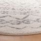 Safavieh Tulum TUL268A 3" Round Ivory and Grey Area Rug, , large