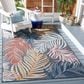 Safavieh Cabana CBN445H 4" x 6" Black and Rust Indoor/Outdoor Area Performance Rug, , large
