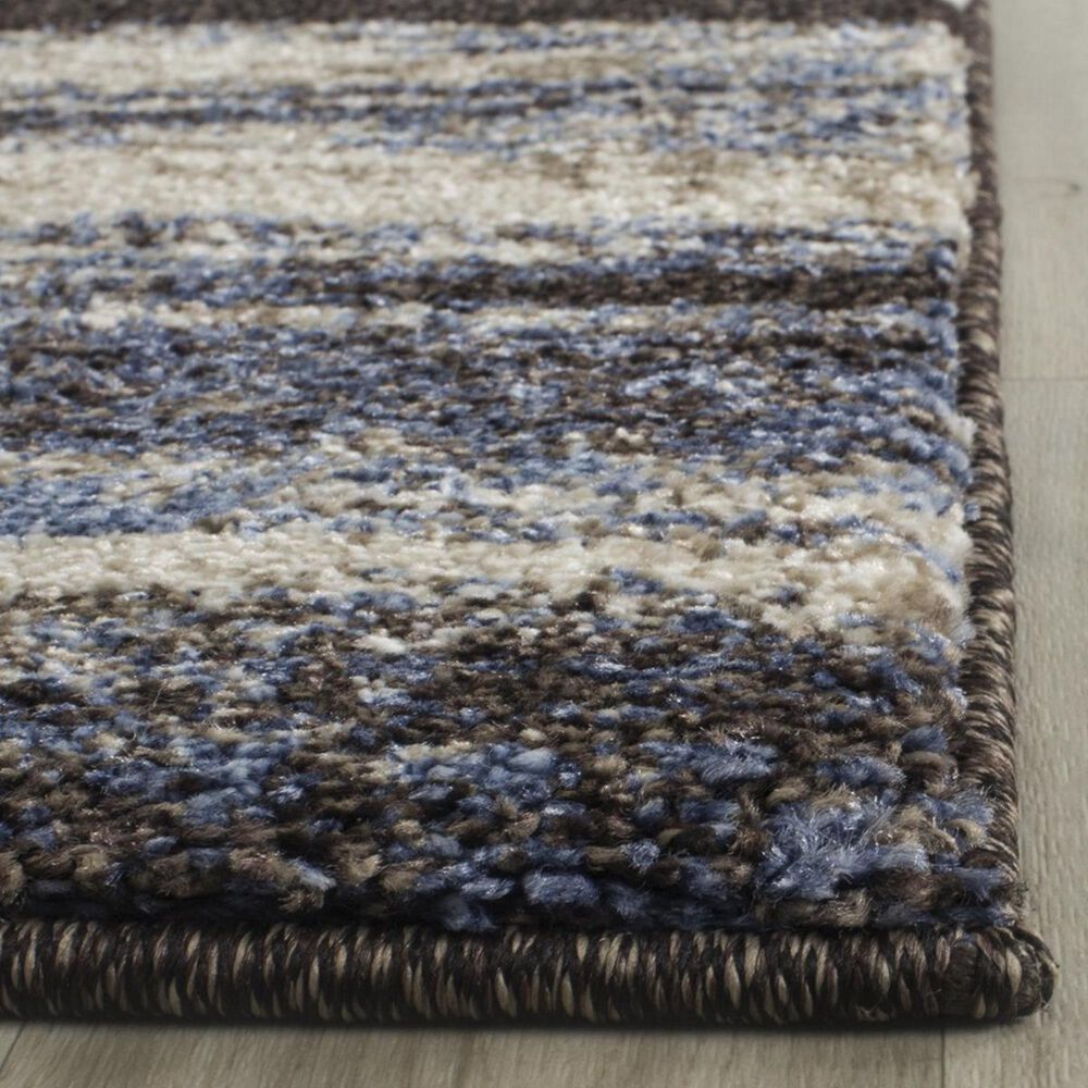 Safavieh Retro RET2138-1165 2&#39;3&quot; x 7&#39; Cream and Blue Runner, , large