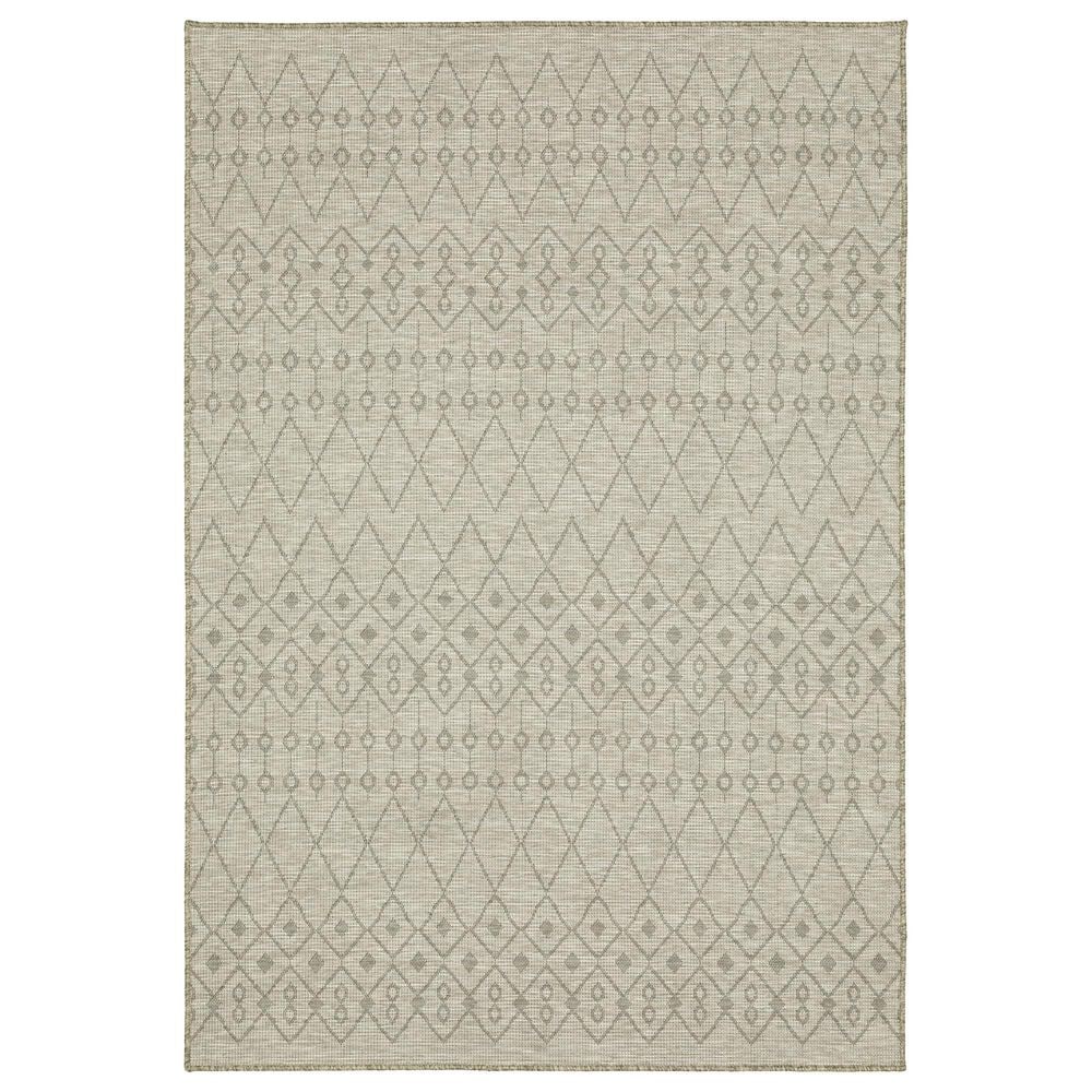 Oriental Weavers Tortuga TR04A 3"3" x 5" Beige and Black Area Rug, , large