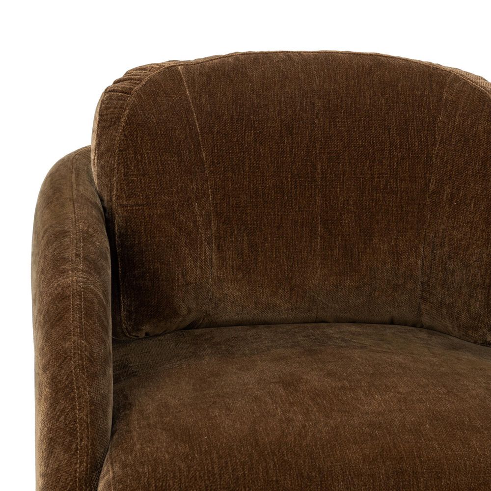 Classic Home Salino Upholstered Lounge Chair in Bronze, , large