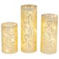 The Gerson Company Assorted Luminary Lantern in Gold (Set of 3), , large