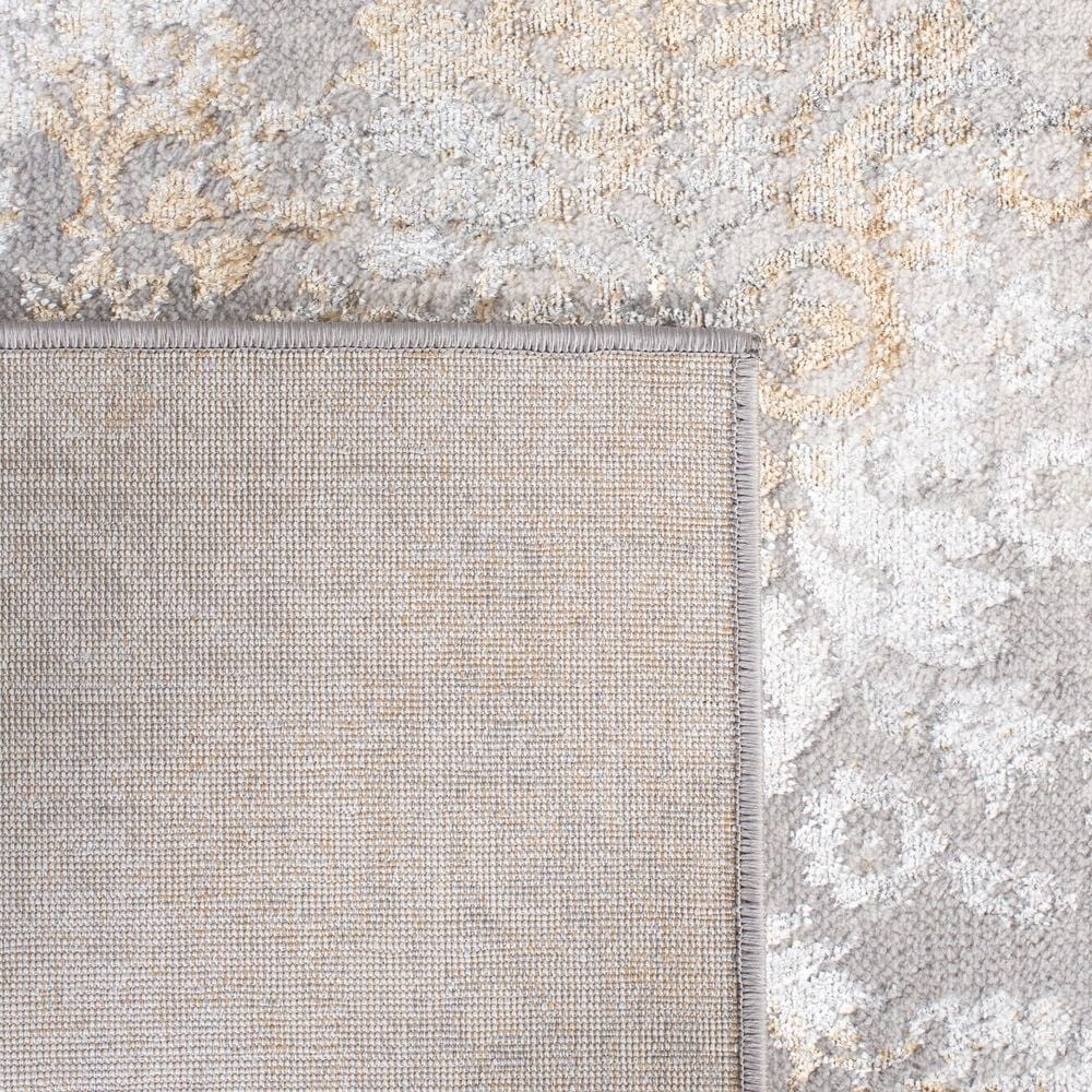 Safavieh Orchard  ORC684 5&#39;5&quot; x 7&#39;7&quot; Grey and Gold Area Rug, , large