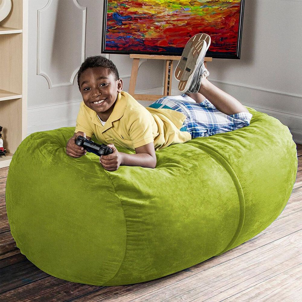 Jaxx 4" Lounger Bean Bag in Lime, , large