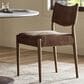 Four Hands Jayla Armless Dining Chair with Altair Mushroom Fabric in Toasted Oak, , large