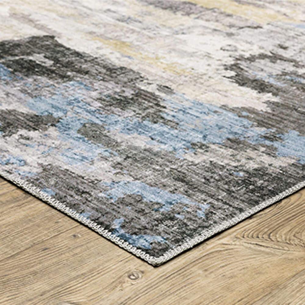Oriental Weavers Malibu MAL01 2&#39; x 3&#39; Ivory and Grey Area Rug, , large