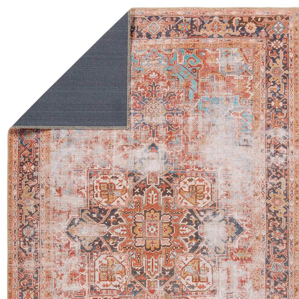 Jaipur Garcia Matias 6&#39; x 9&#39; Moonbeam, Plum Kitten, High Rise, Bombay Brown and Oil Blue Area Rug, , large