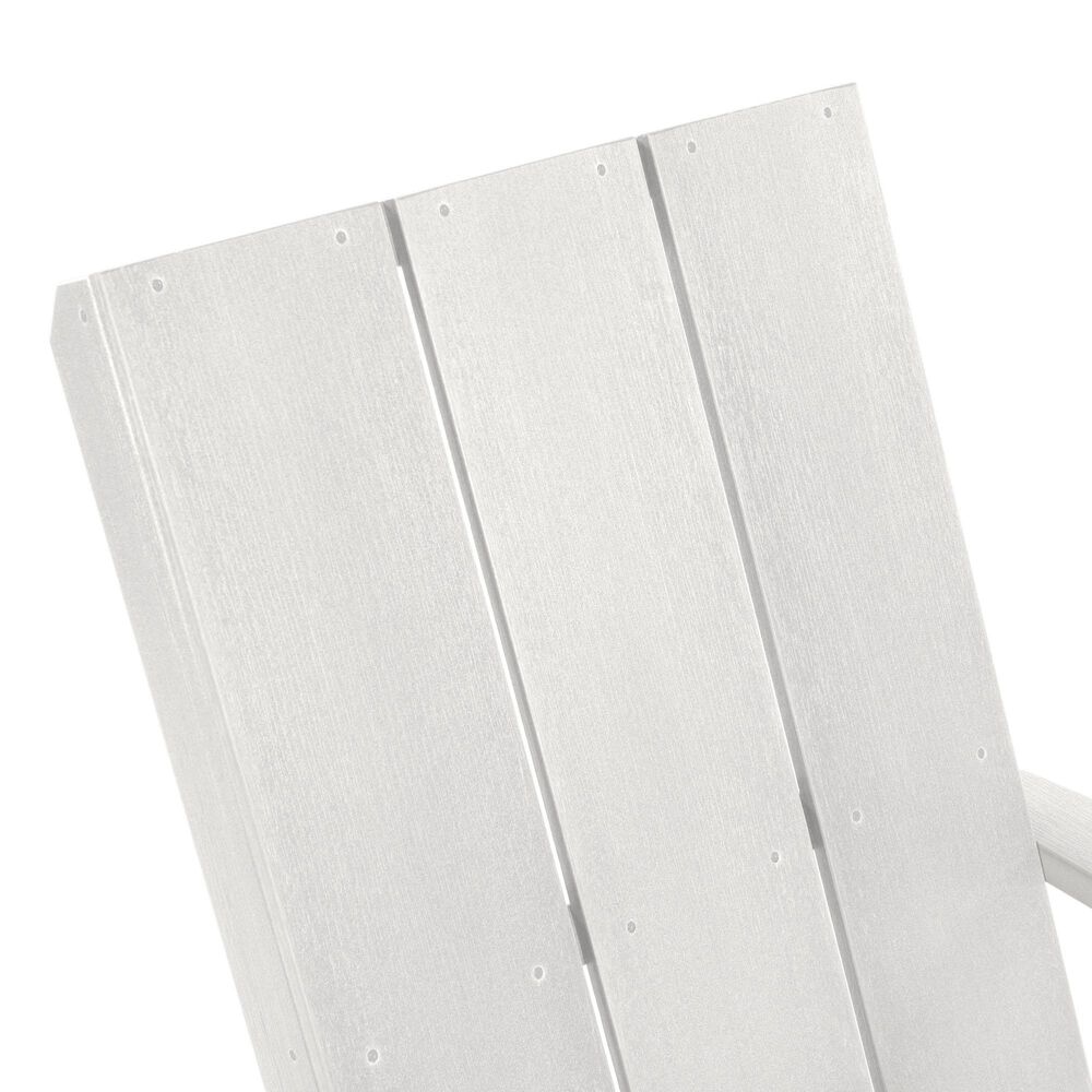 Highwood USA Italica Modern Adirondack Chair in White, , large