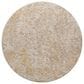 Surya Reina Light Gray, Light Brown, Medium Gray, Mustard and Tan 7"10" Round Area Rug, , large