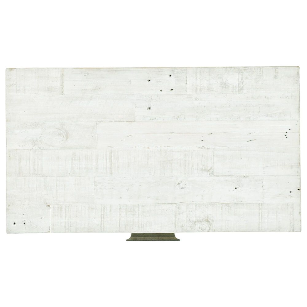Bernhardt Highland Park Alvar Nightstand in Brushed White and Glazed Silver, , large