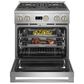 Monogram 30" All Gas Professional Range with 4 Burners in Stainless Steel, , large