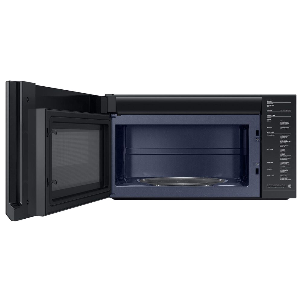 Samsung Bespoke 2.1 Cu. Ft. Smart Over-The-Range Microwave with Auto-Dimming Glass Touch Controls and LED Display in White Glass, , large