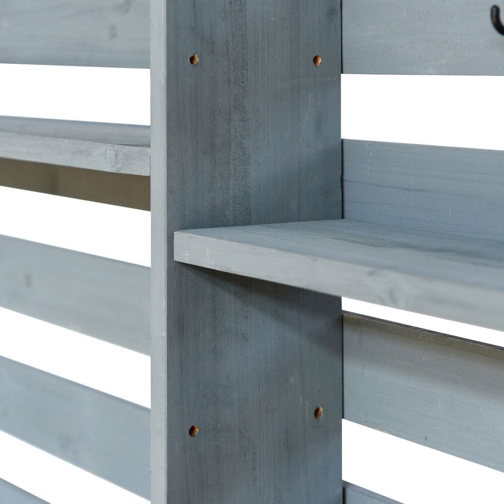 HOMLUX 65" Outdoor Potting Bench Table in Grey, , large
