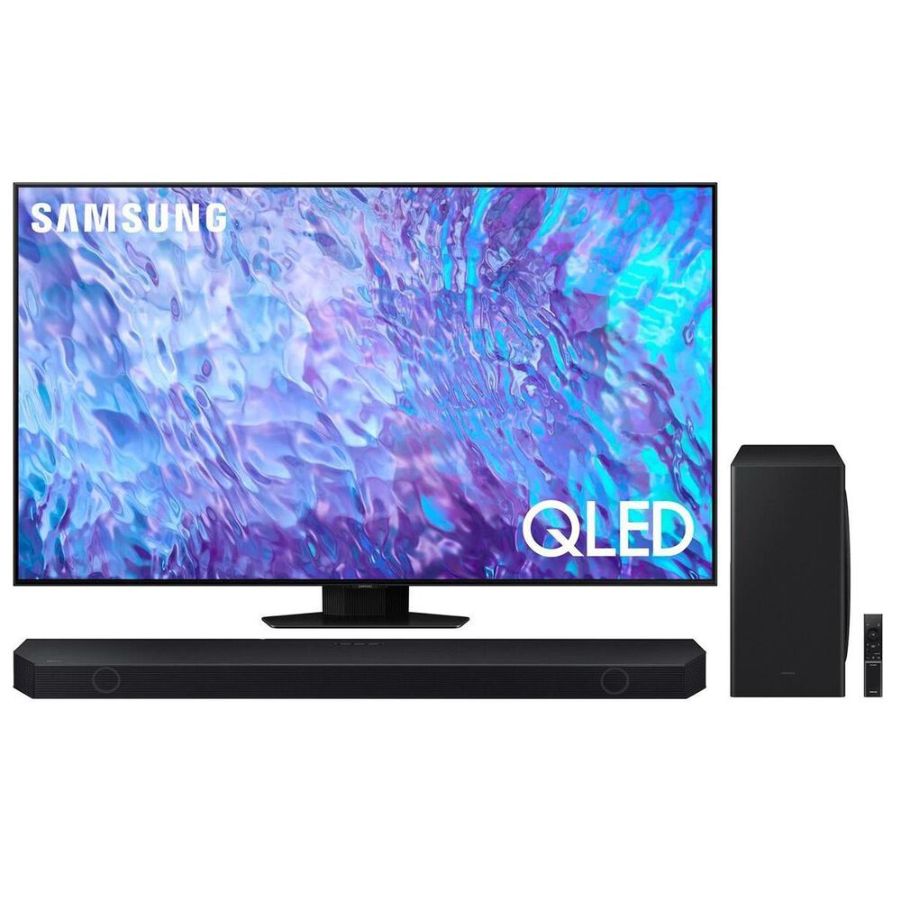 Samsung 98" Class Q80C QLED UHD with HDR - Smart TV + 5.1.2ch Atmos Soundbar | NFM