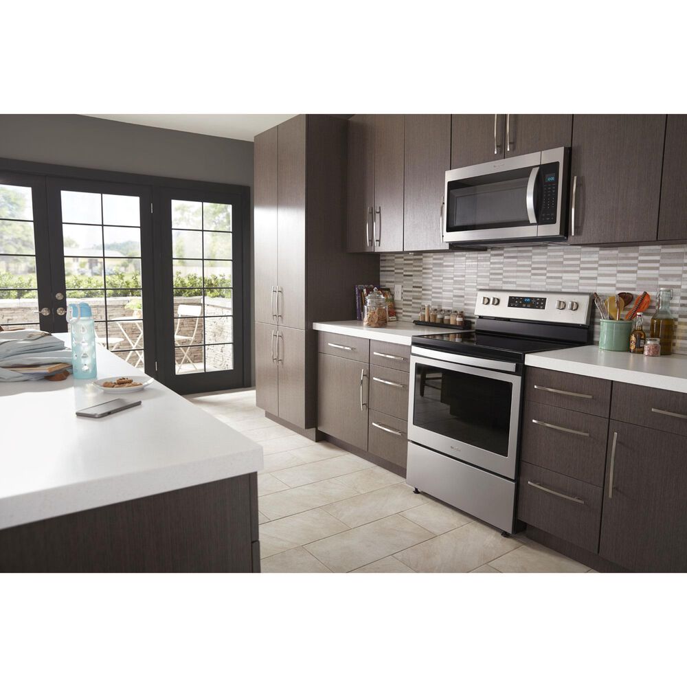 Whirlpool 1.9 Cu. Ft. Capacity Steam Microwave with Sensor Cooking in Stainless Steel, , large