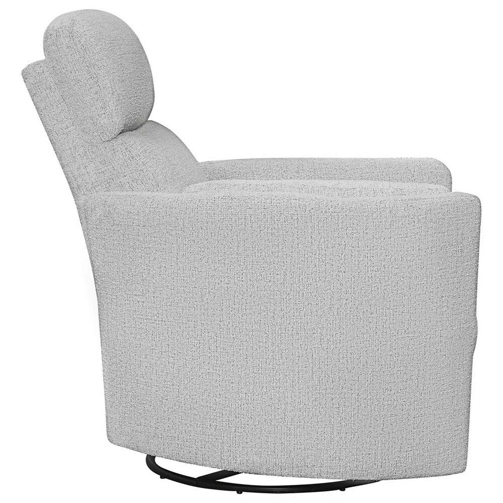 Simeon Collection Manual Swivel Glider Recliner in Angora Linen, , large