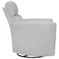 Simeon Collection Manual Swivel Glider Recliner in Angora Linen, , large