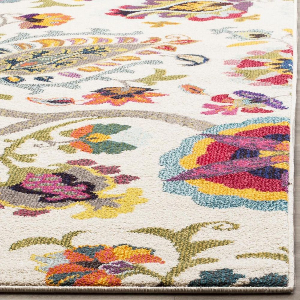 Safavieh Monaco MNC229A-5 5&#39;1&quot; x 7&#39;7&quot; Ivory/Multi Area Rug, , large