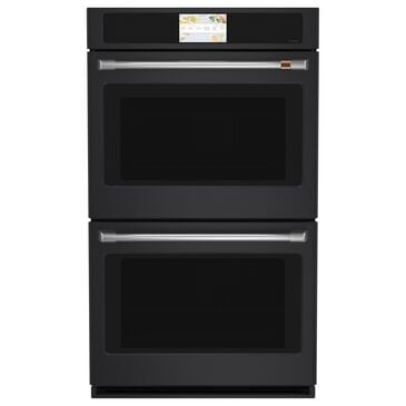 Cafe 30 " Smart Built-In Convection Double Wall Oven in Matte Black, , large
