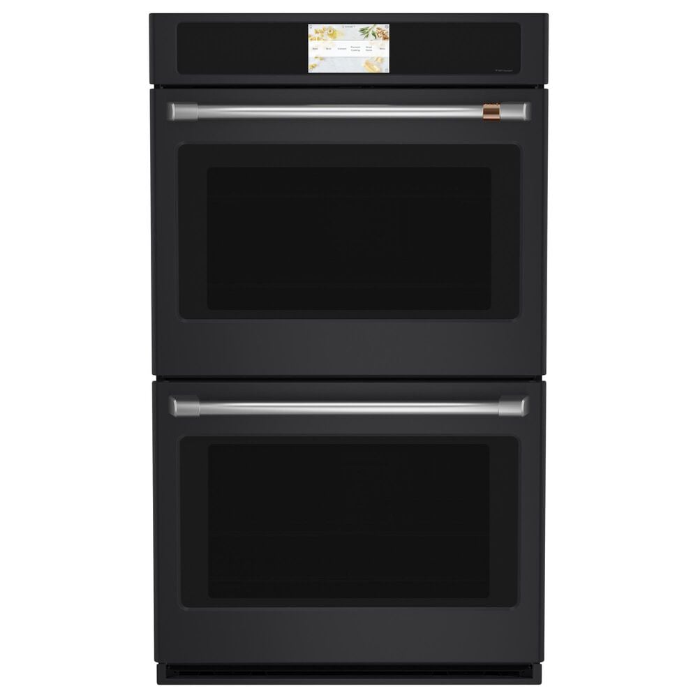 Cafe 30 " Smart Built-In Convection Double Wall Oven in Matte Black, , large