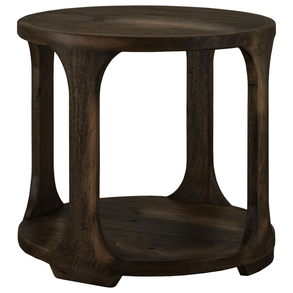 Fallridge Balam 1-Shelf End Table in Stained Dark, , large