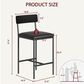 GARVEE 25.5" Bar Stool in Black (Set of 4), , large