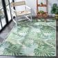 Safavieh Barbados 6"6" x 9"4" Green and Teal Indoor/Outdoor Area Rug, , large