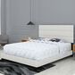 Accent Sicily Queen Upholstered Platform Bed in White, , large