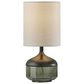 Adesso Marina Table Lamp in Black and Smoked Glass, , large