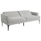 Lifestyle Solutions Paulie Convertible Sofa with Gray Cushion in Black, , large