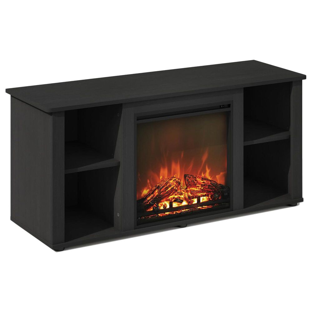 HOMLUX 47" TV Stand with No Heat Electric Fireplace in Americano, , large