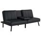 Lifestyle Solutions Cotez Convertible Sofa in Black, , large