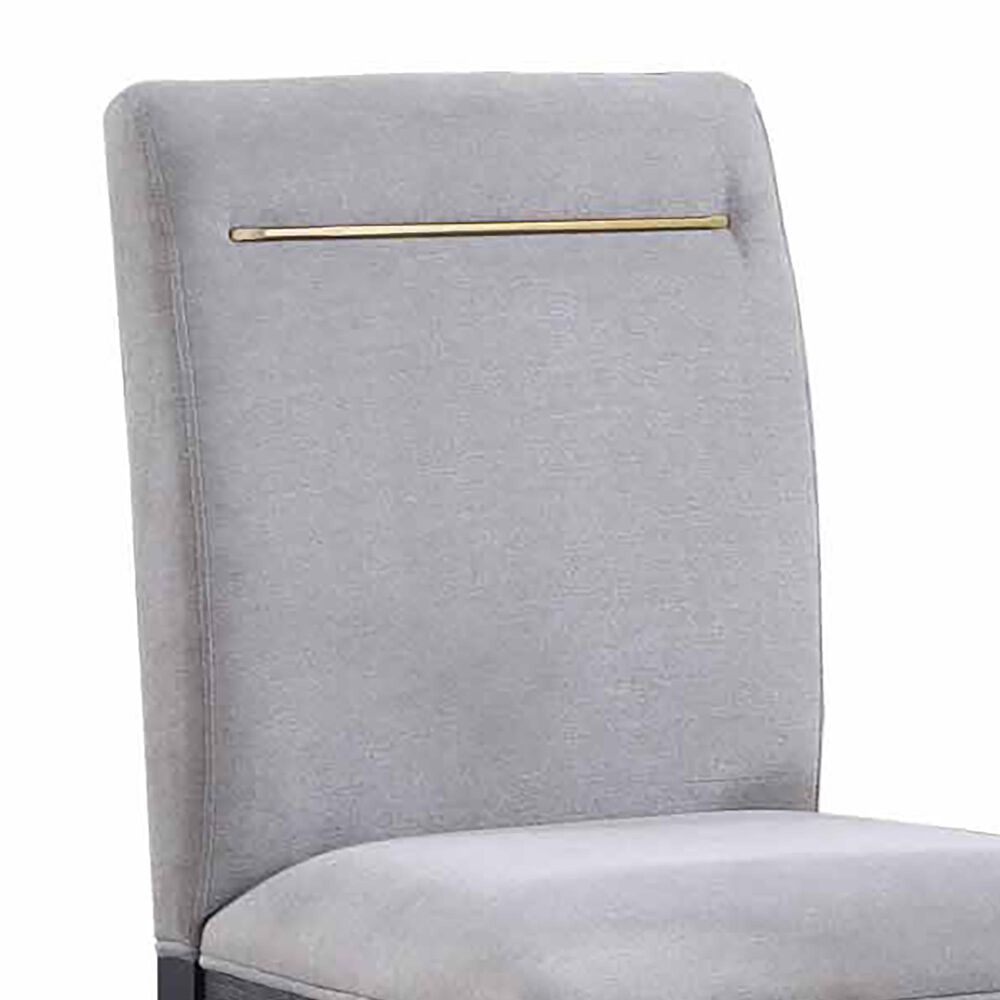 Steve Silver Yves Counter Stool in Rubbed Charcoal and Gold, , large