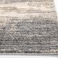 Central Oriental House Rune 7"10" x 9"10" White and Light Grey Area Rug, , large