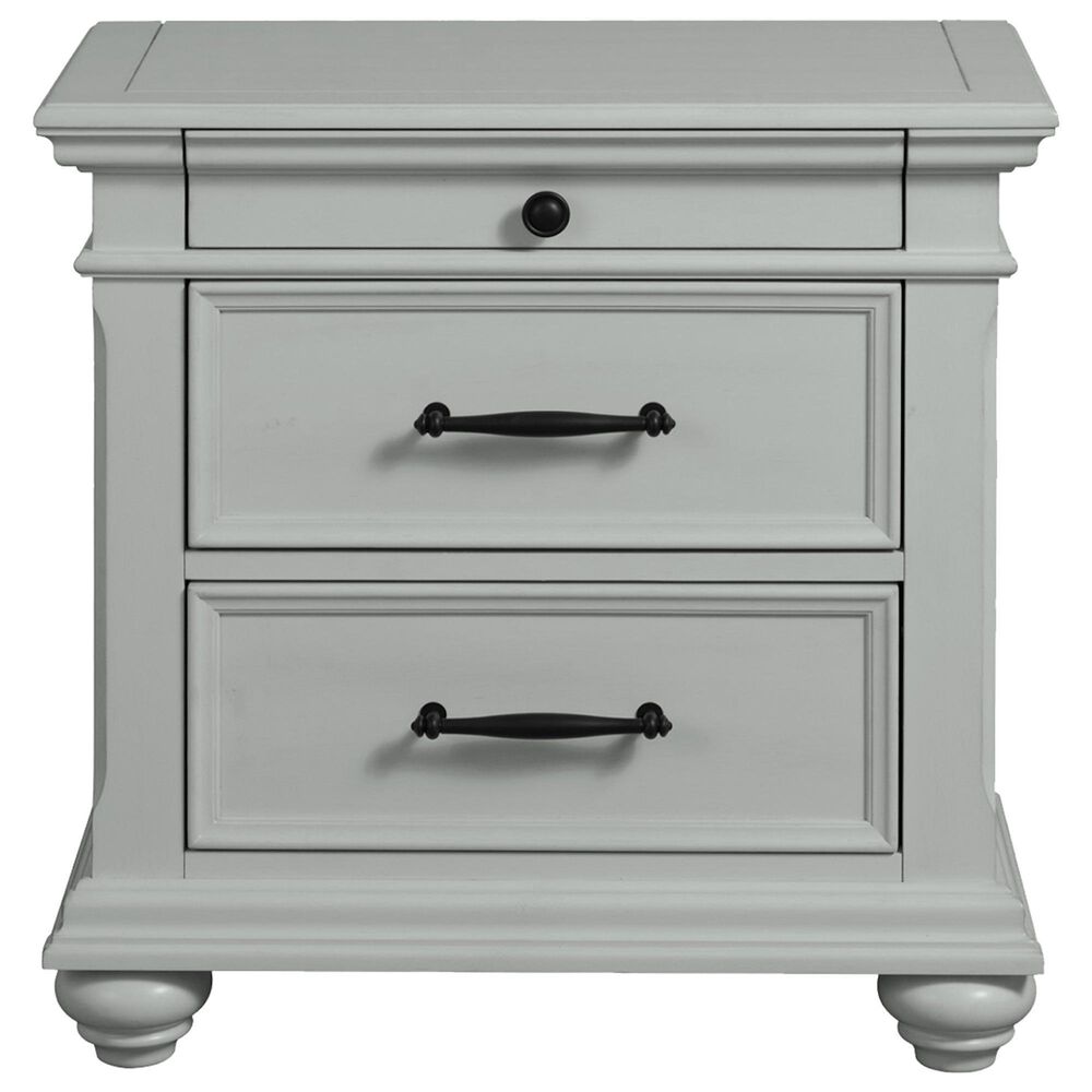 Mayberry Hill Slater Queen Storage Bed with Dresser, Chest, and Two Nightstands in Gray, , large