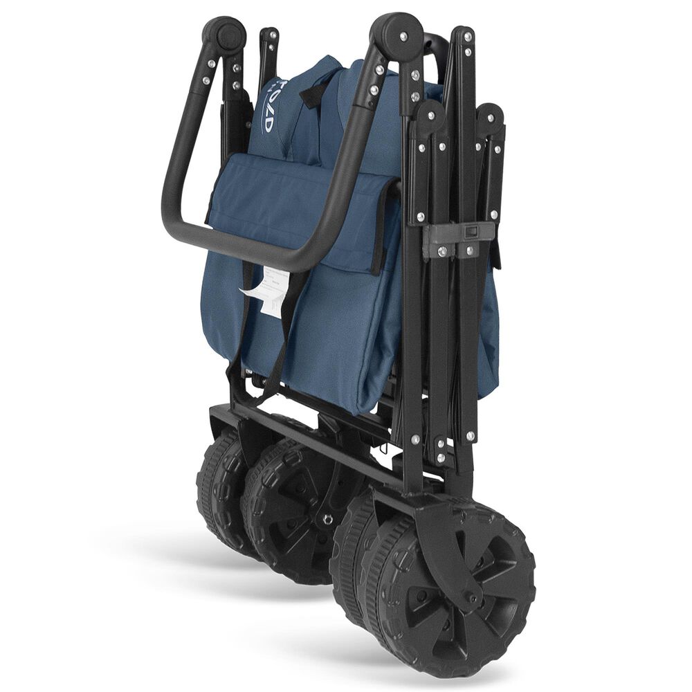 Wonderfold Utility Push and Pull Folding Wagon in Blue, , large