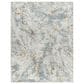 Surya Dresden Medium Gray, White, Gray, Light Slate, Mustard and Rust 12" x 15" Area Rug, , large