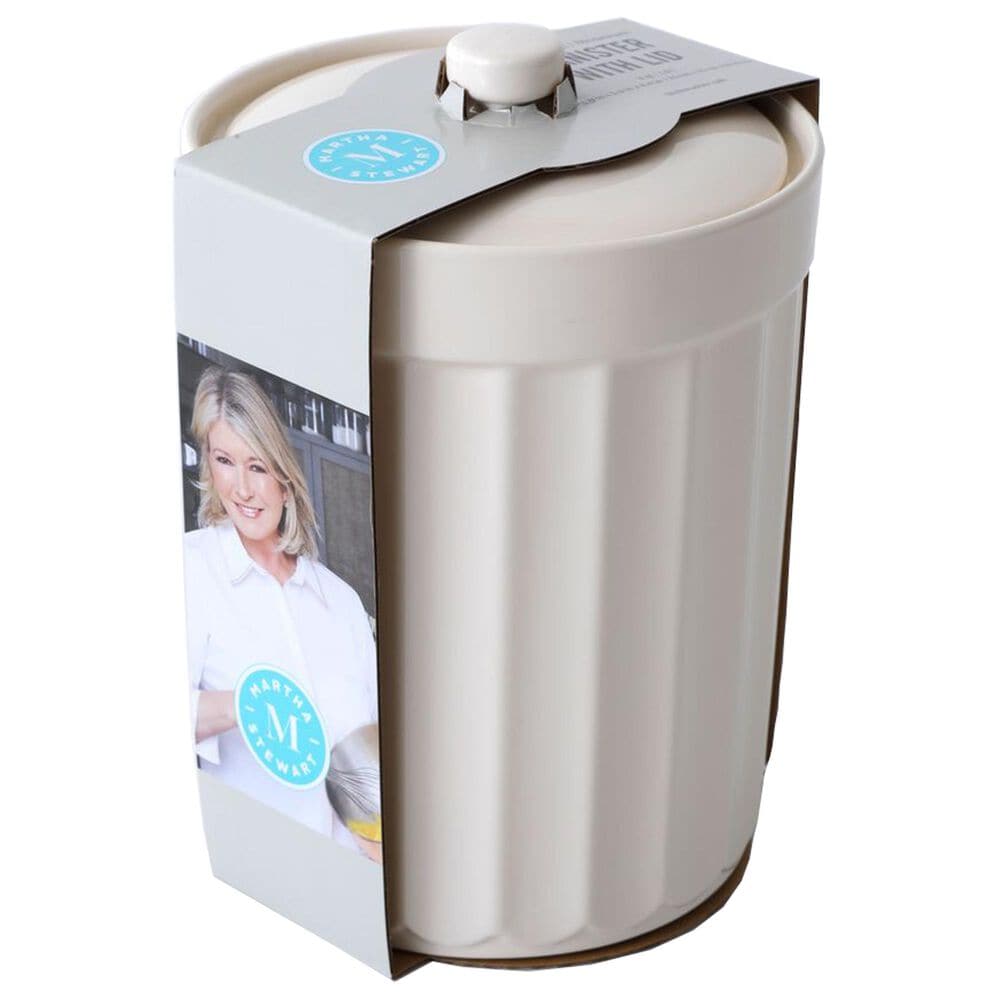 Gibson Overseas, Inc Broadbrook 2-Quart Canister with Lid in Cream, , large