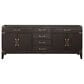 Lexora Home Laurel 80" Double Bathroom Vanity in Brown Oak with White Quartz Top and Rectangular Sinks, , large