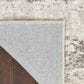 Nourison Glitz GLZ10 Cream and Grey 9" x 12" Area Rug, , large