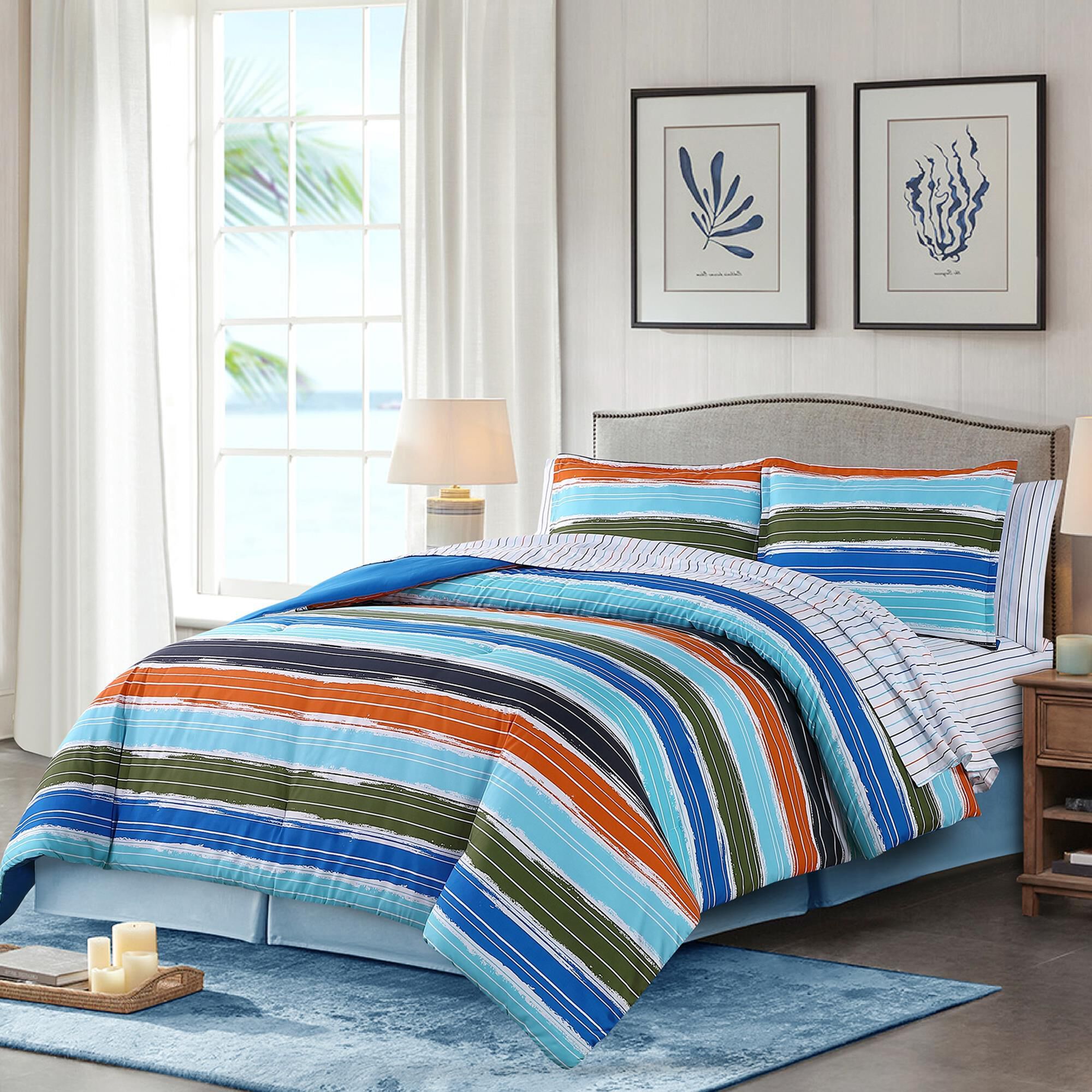 Royal blue twin xl comforter shop