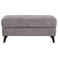 LumiSource Carly Bench Ottoman in Pewter, , large