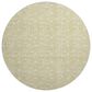 Dalyn Rug Company Soft Essentials Floral Wheat 8" Round Indoor/Outdoor Area Rug, , large